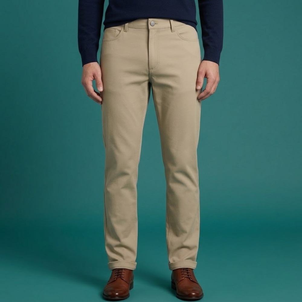 Theory‎ Men's Pants Chinos Slim Fit Khaki Tan Size 34